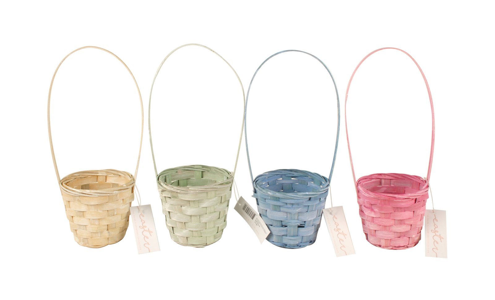 Pastel Bamboo Easter Baskets W - Best Price Variety Store
